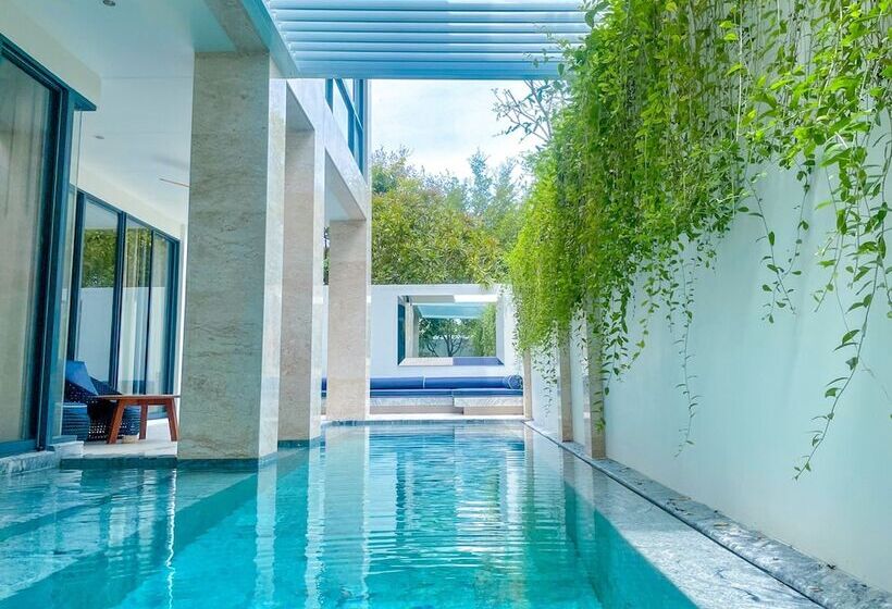 수영장이 있는 3베드룸 빌라, Baba Beach Club Hua Hin Luxury Pool Villa By Sri Panwa