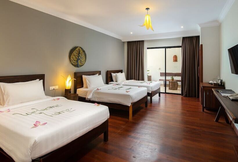 Habitació Triple Deluxe, Gz Angkor Boutique