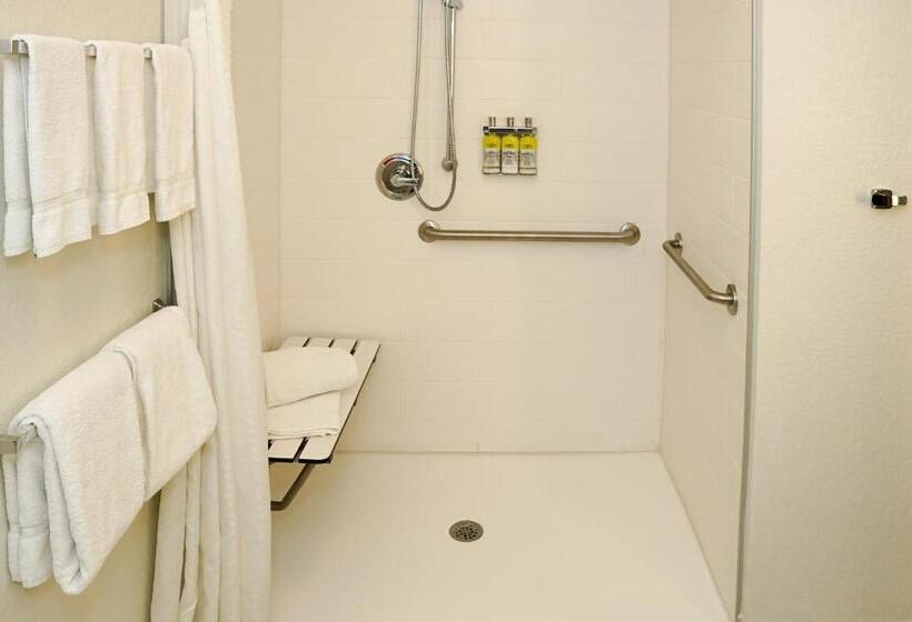 适合残疾人士使用的带超级大床的标准间, Holiday Inn Express & Suites   Aurora Medical Campus, An Ihg