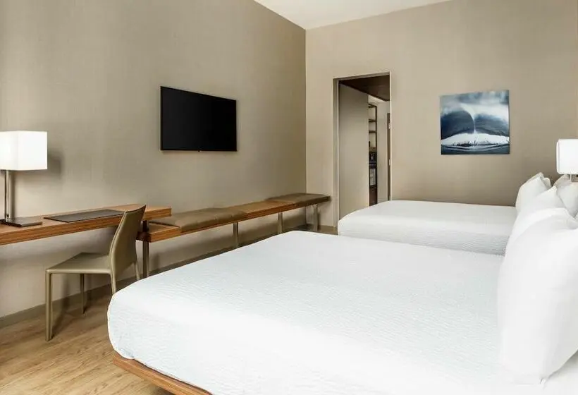 اتاق استاندارد با 2 تخت دوبل, Ac Hotel By Marriott San Francisco Airport/oyster Point Waterfront