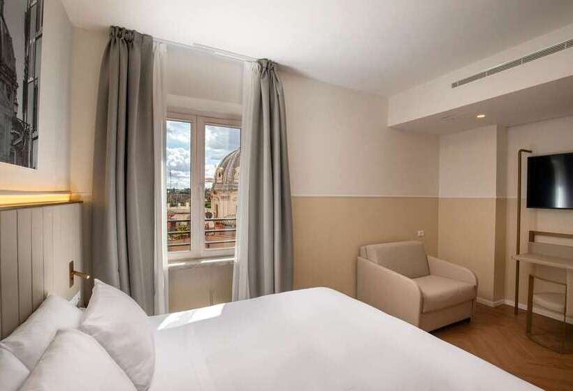 带观景和大床的豪华房间, H Hotel Los Angeles, Curio Collection By Hilton