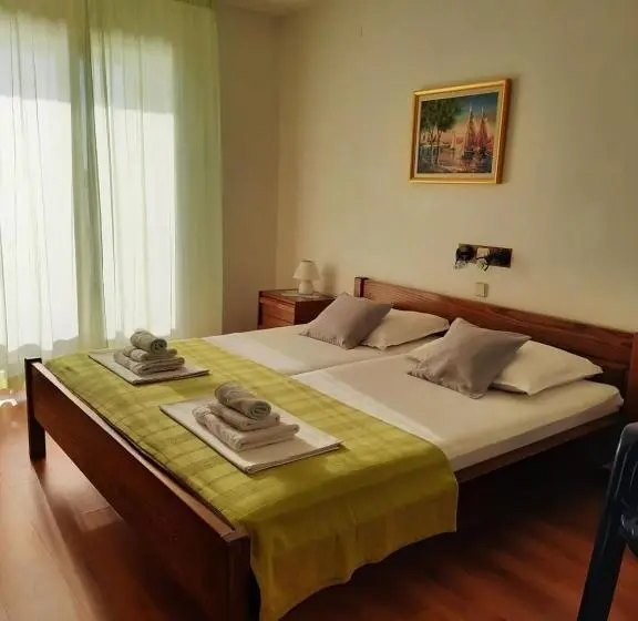 Standard-huone Merinäkymä Parveke, Apartments And Rooms Vinko