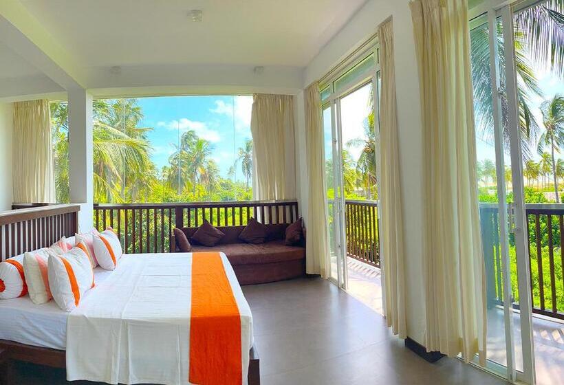 带大床的套房, Blue Whale Resort & Kite Surfing