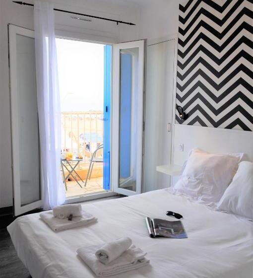 غرفة قياسية مطلّة علي البحر مزوَّدة بشُرفة, Hôtel De La Mer