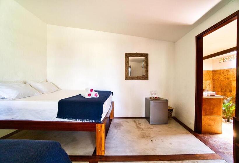 带阳台的三人标准间, Pousada Bate Vento