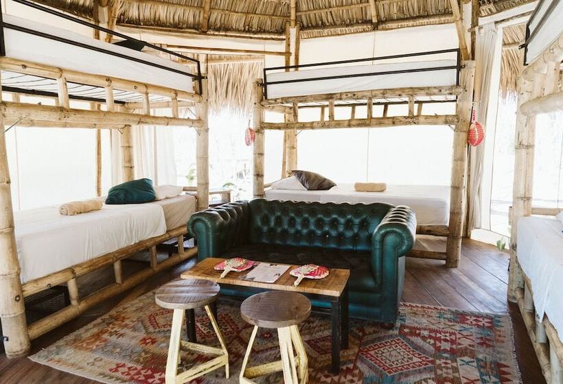 تختخواب در اتاق مشترک, Dreamsea Surf Resort Nicaragua