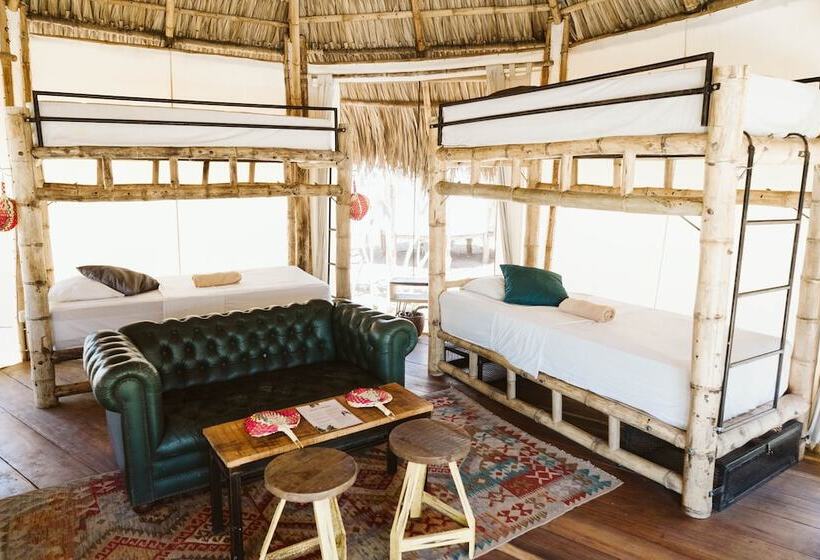 تختخواب در اتاق مشترک, Dreamsea Surf Resort Nicaragua