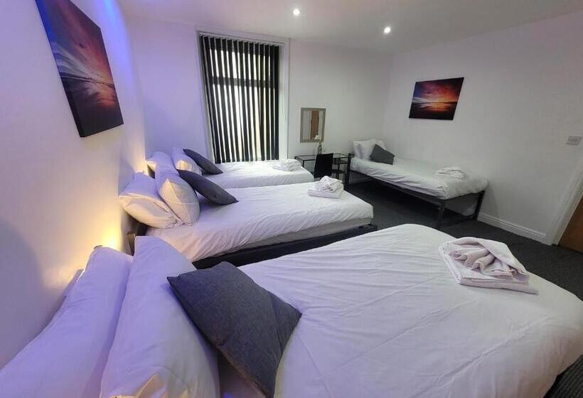 غرفة قياسية رباعية, Mojitos Group Hotel Blackpool