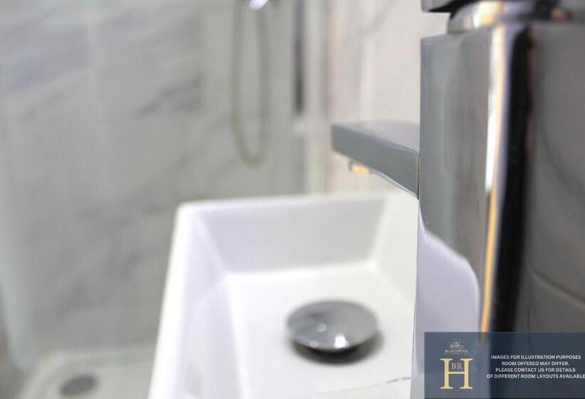 غرفة قياسية مطلّة علي البحر, Mojitos Group Hotel Blackpool