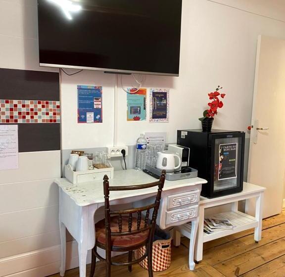 带大床的标准间, Chambres D Hôtes Au Coin Du Spa