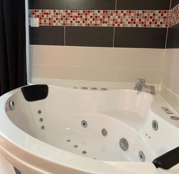 带大床的标准间, Chambres D Hôtes Au Coin Du Spa