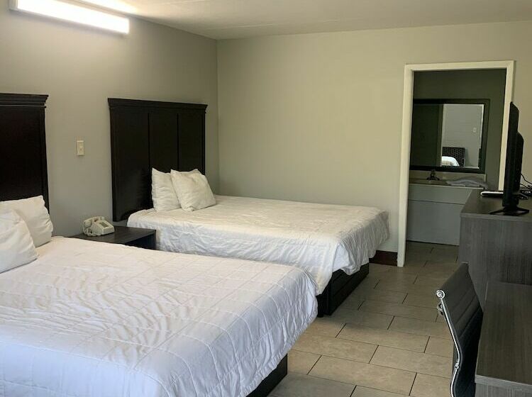 غرفه قياسيه سريرين مزدوجين, Cumberland Inn Near Downtown