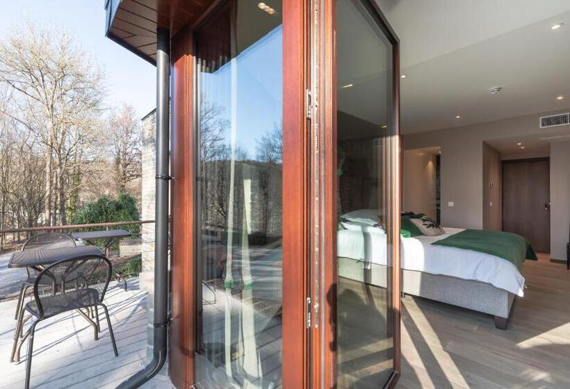 带阳台的豪华间, B&b La Villa D'olne