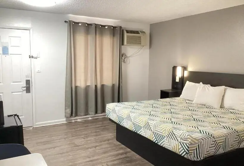 キングサイズベッドのスタンダードルーム, Motel 6 Selma, Ca
