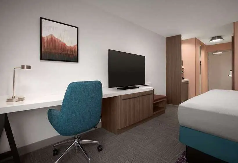 اتاق استاندارد با تخت بزرگ, Hilton Des Moines Downtown
