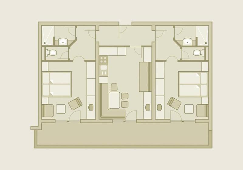 شقة غرفتين, Altachhof Hotel Und Ferienanlage