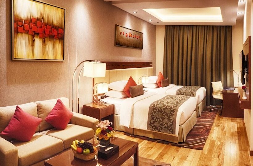 اتاق لوکس, Rose Park Hotel   Al Barsha, Opposite Metro Station