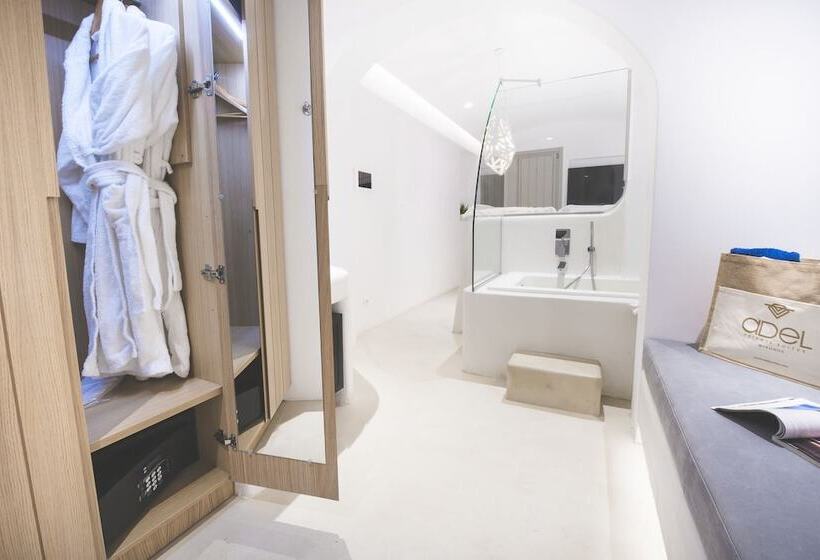 套房配有游泳池, Olvos Luxury Suites Mykonos