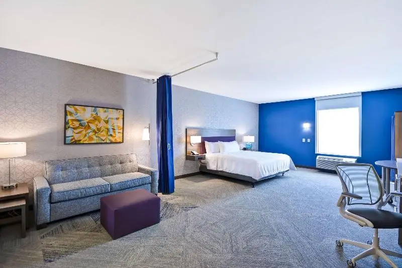 キングサイドベッドのスタンダードワンルーム, Home2 Suites By Hilton Plano Richardson