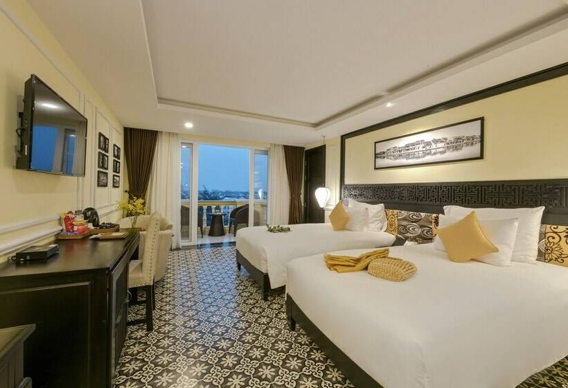 اتاق لوکس با چشم‌انداز باغ, Le Pavillon Hoi An Luxury Resort & Spa