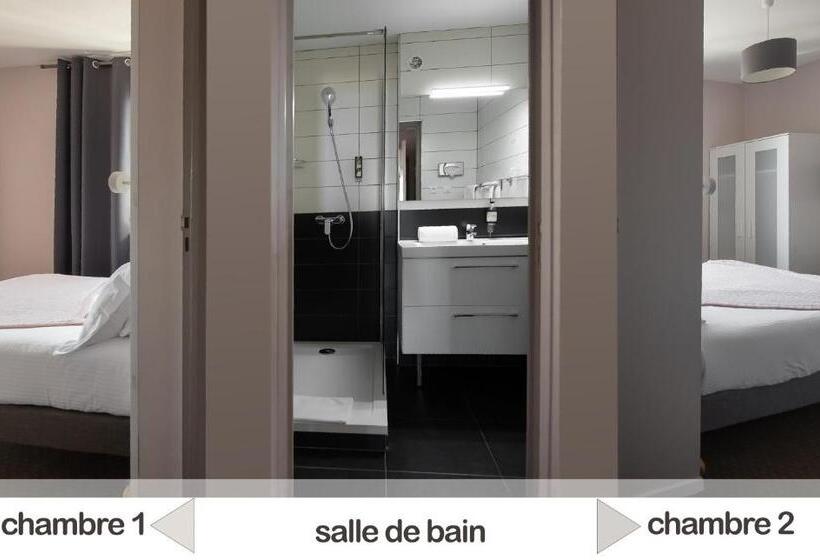 スタンダードトリプルルーム, Saint Aubin Logis Hôtel & Restaurant