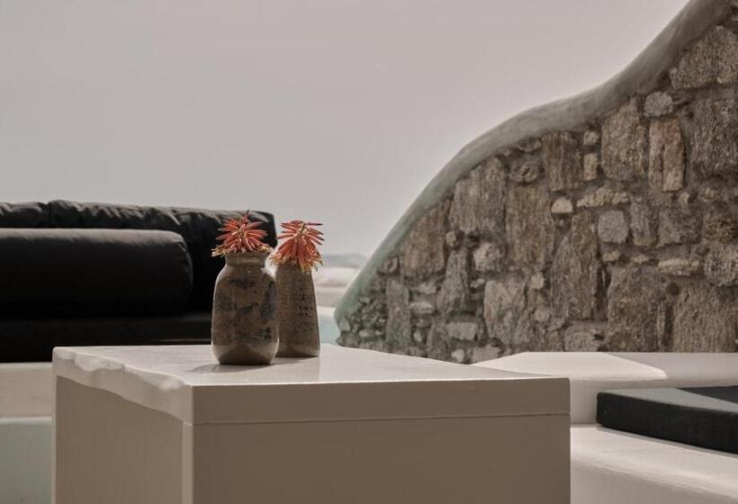 带海景的复工套房, Olvos Luxury Suites Mykonos