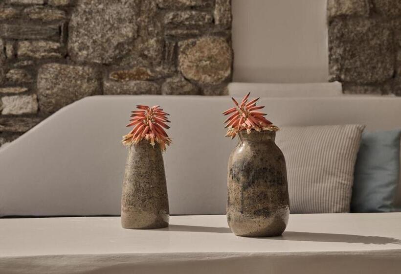 带海景的复工套房, Olvos Luxury Suites Mykonos