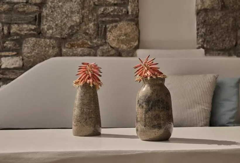 Deluxe Suite Sea View, Olvos Luxury Suites Mykonos