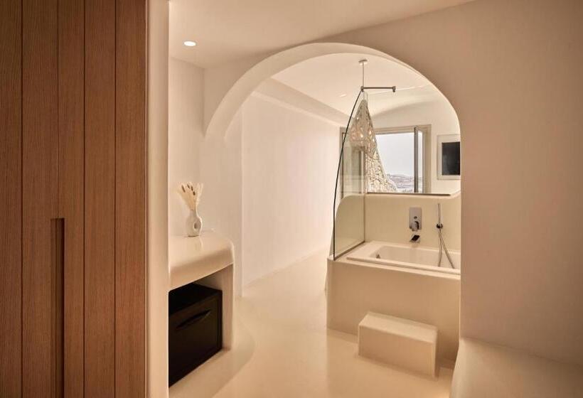 配有游泳池的小型套房, Olvos Luxury Suites Mykonos