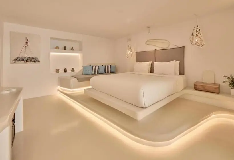 سوییت سوپریور با چشم‌انداز دریا, Olvos Luxury Suites Mykonos