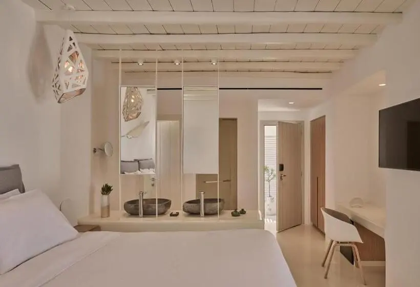 سوییت جونیور با چشم‌انداز دریا, Olvos Luxury Suites Mykonos
