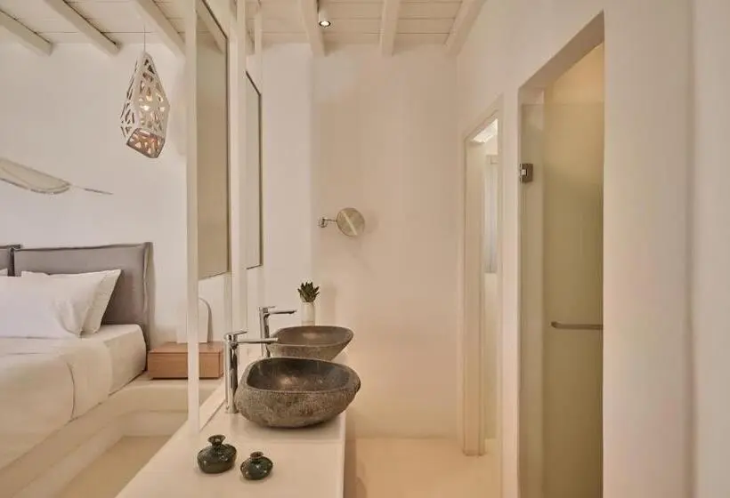 سوییت جونیور با چشم‌انداز دریا, Olvos Luxury Suites Mykonos
