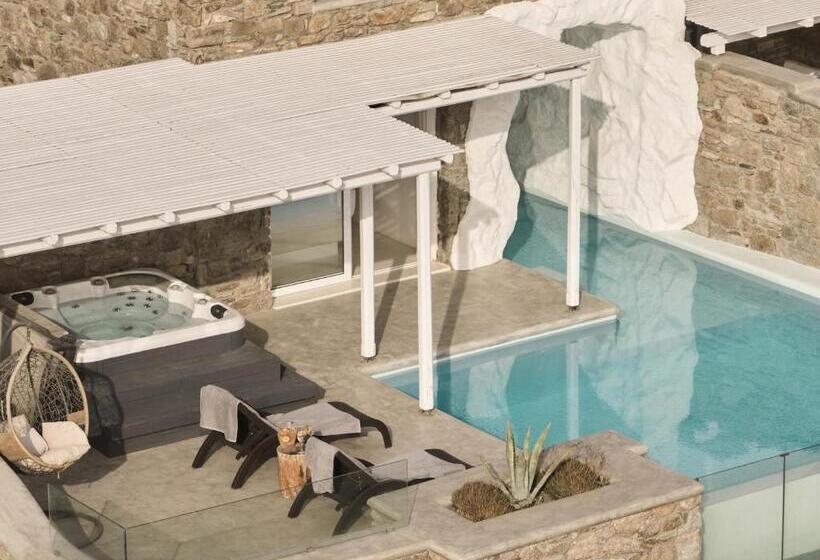 高级套房, Olvos Luxury Suites Mykonos