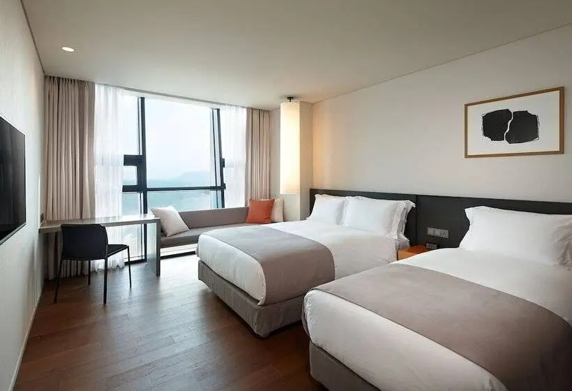 اتاق خانوادگی با چشم‌انداز دریا, Shilla Stay Haeundae Beach   Bexco