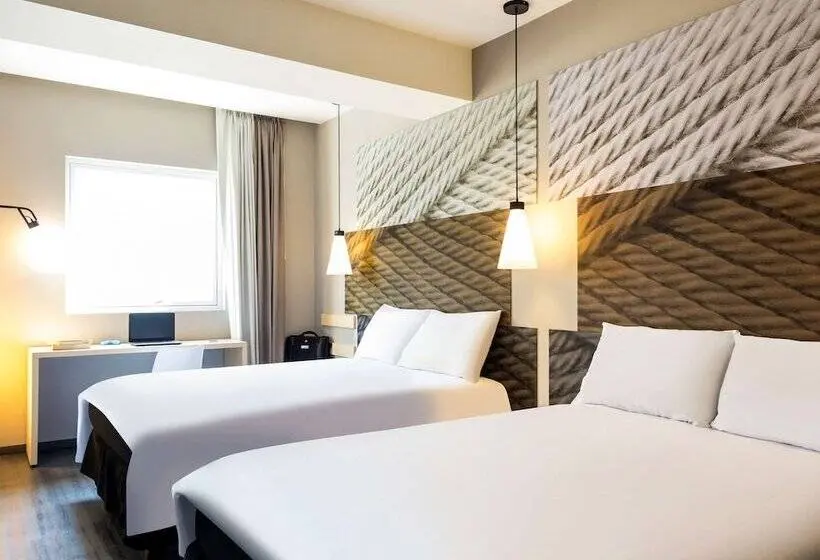 ２ダブルベッドのスタンダードルーム, Ibis Mexico Tlalnepantla