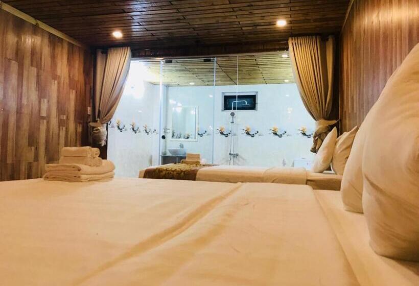 اتاق استاندارد سه تخته با چشمانداز باغ, Ong Lang Garden Resort