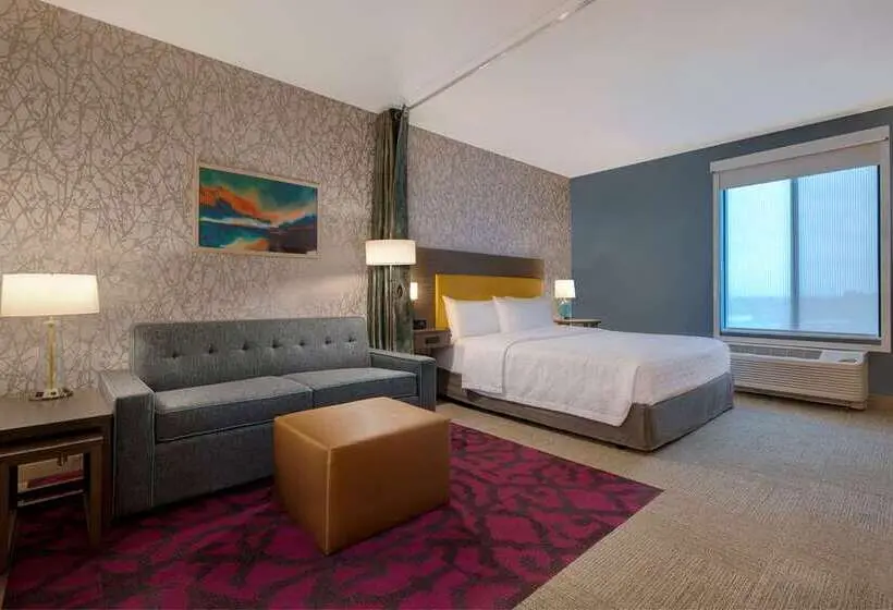 キングサイドベッドのスタンダードワンルーム, Home2 Suites By Hilton Blue Ash Cincinnati