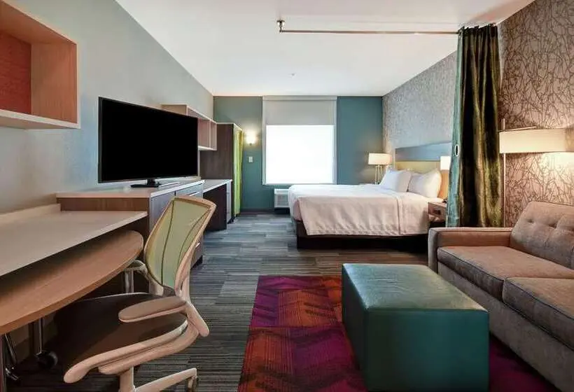 キングサイドベッドのスタンダードワンルーム, Home2 Suites By Hilton Blue Ash Cincinnati
