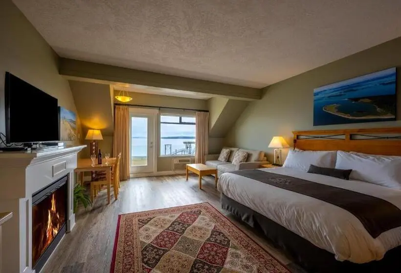 キングサイズベッドのデラックススイート, Sidney Waterfront Inn & Suites