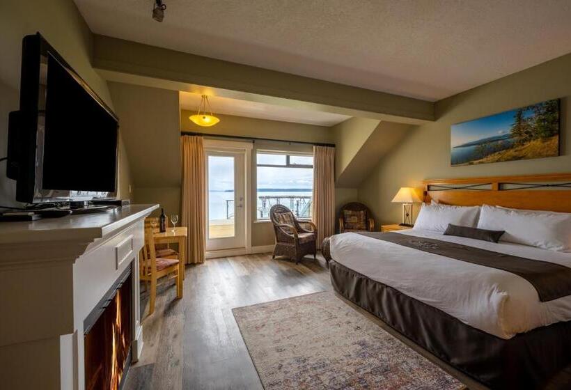 חדר דלוקס עם מיטת קינג, Sidney Waterfront Inn & Suites