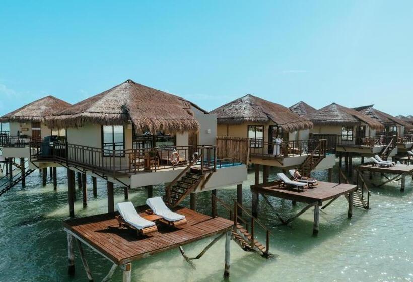 Suíte, Palafitos Overwater Bungalows Catamarán, Cenote & More Inclusive