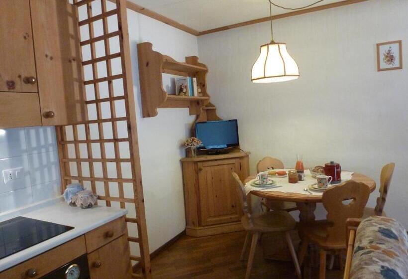 带1个卧室的公寓, Residence Casa Canazei