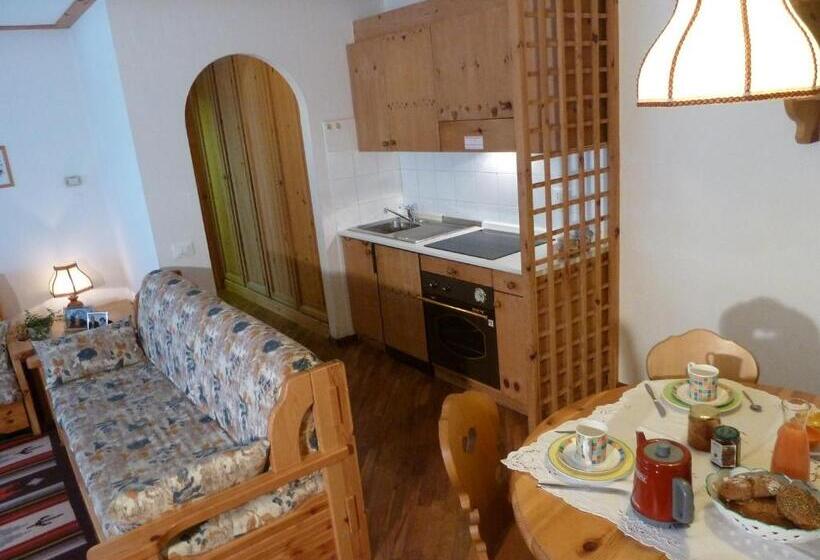 带1个卧室的公寓, Residence Casa Canazei