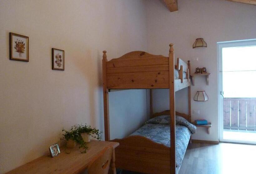 带2个卧室的公寓, Residence Casa Canazei