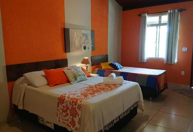 Quarto Triplo Estandar, Pousada Céu De Tucuns