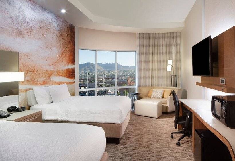 חדר סטנדרט שתי מיטות זוגיות, Courtyard By Marriott El Paso Downtown/convention Center
