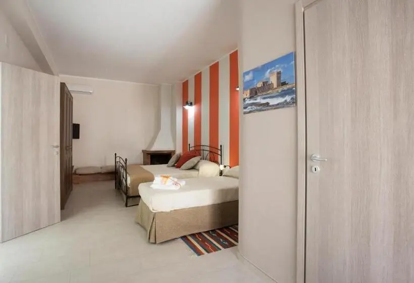 اتاق استاندارد سه تخته با بالکن, B&b Cinisi Mare E Monti