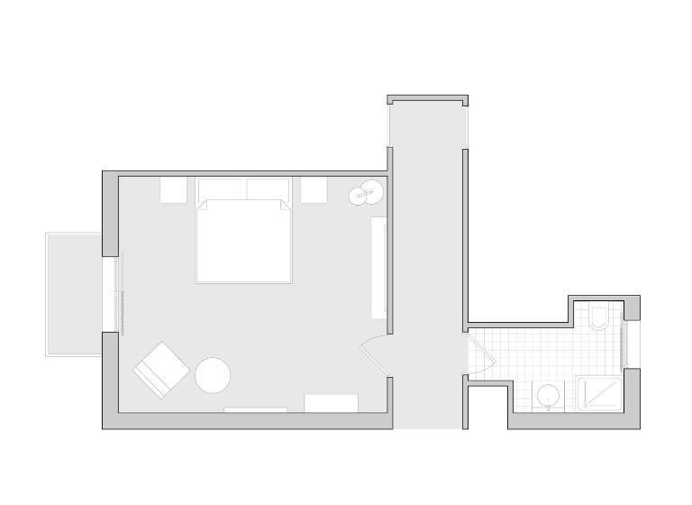 Standard room with outdoor bath, Terzopiano