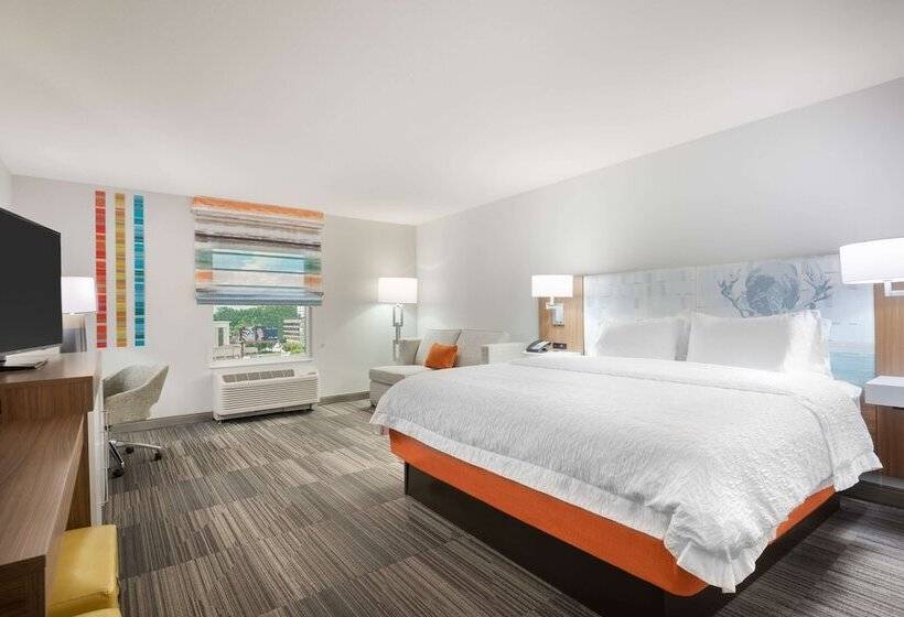 带双人床的标准工作室, Hampton Inn & Suites Atlanta Buckhead Place