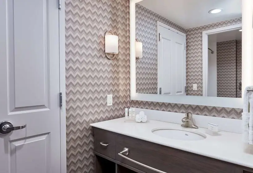 ダブルベッドのスタンダードスタジオ, Homewood Suites By Hilton Teaneck Glenpointe